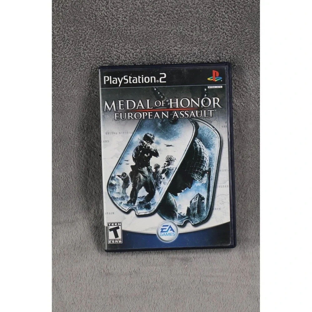 Medal Of Honor European Assault‎ PS2 Video Game EA T-Teen NTSC-U/C Shooter
